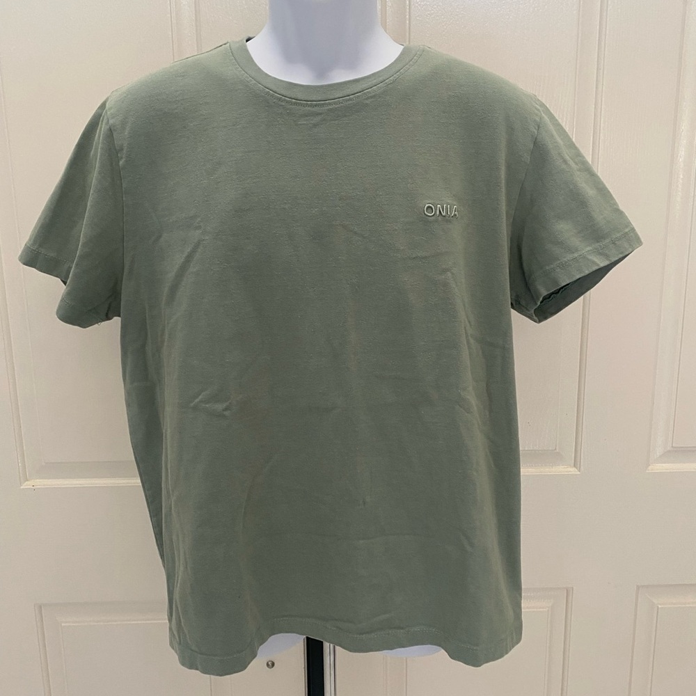 ONIA Sage Green T-Shirt Sz L